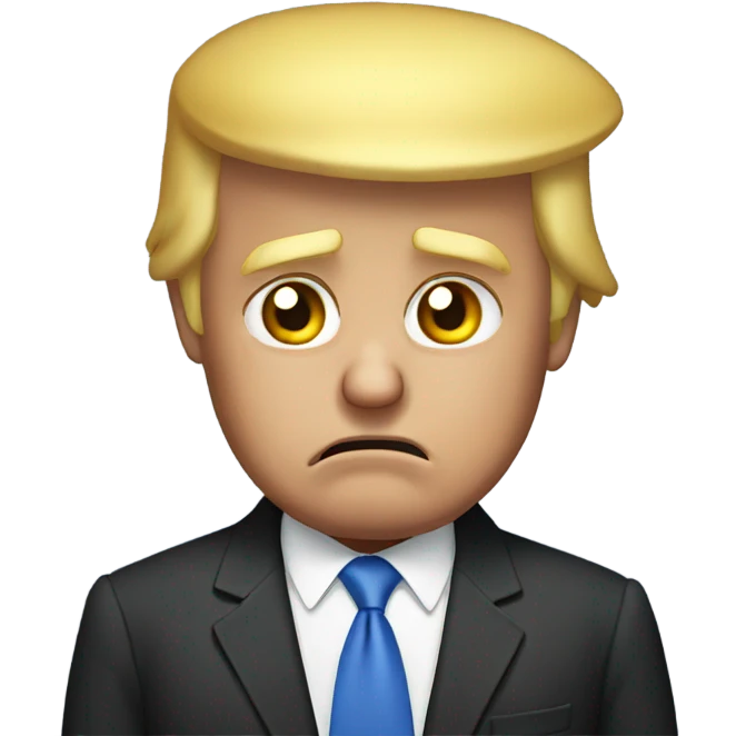 Donald trump crying emoji