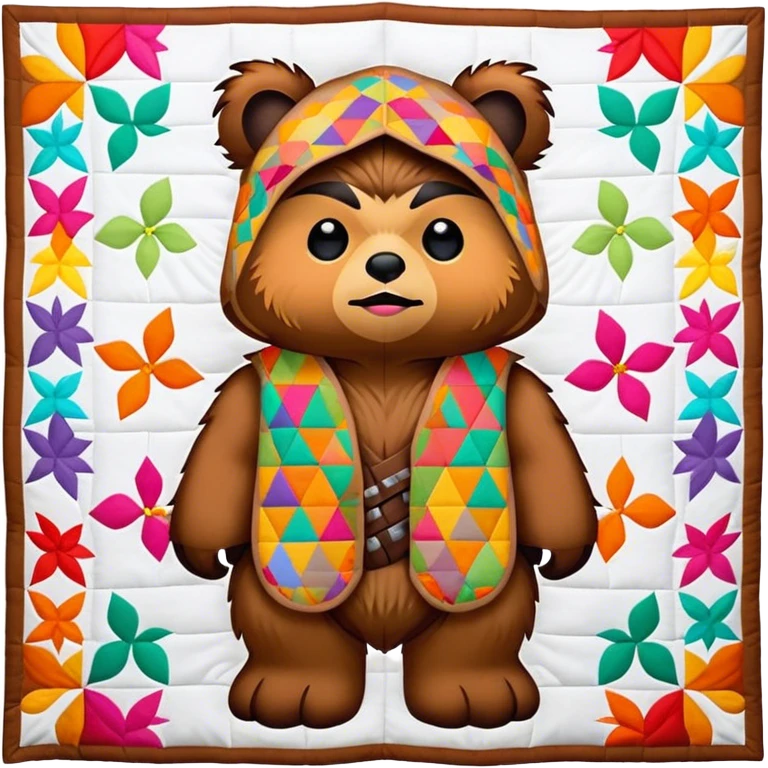 An Ewok quilt emoji
