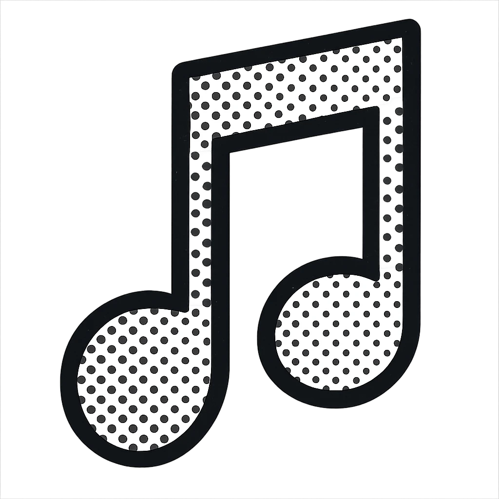 musical note, variation 5 emoji