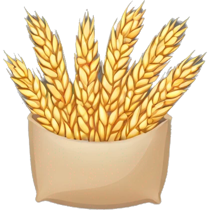 A pack of grains emoji