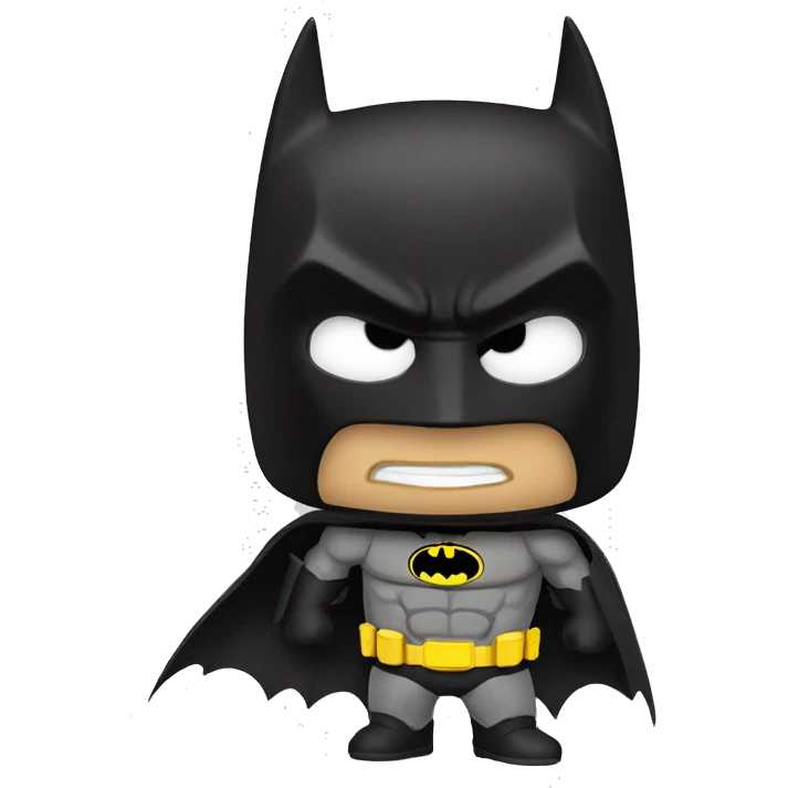 batman soutando teia emoji