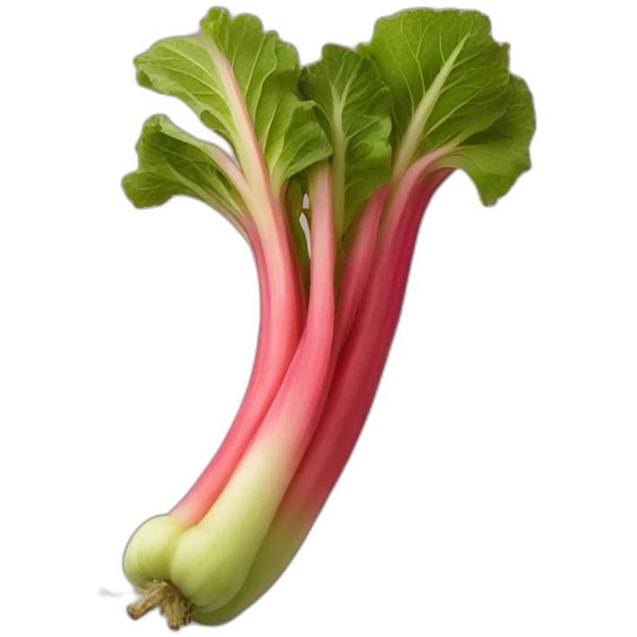 Fancy rhubarb emoji
