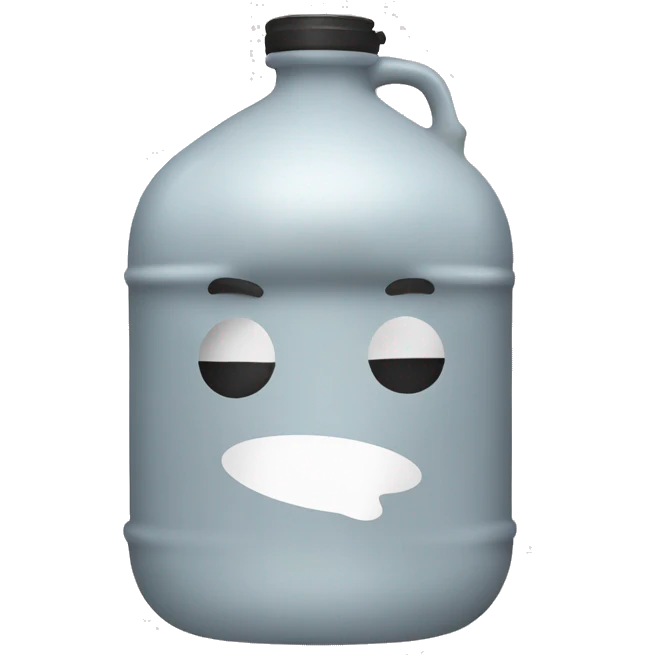 I want a gas jug with a circle around it emoji