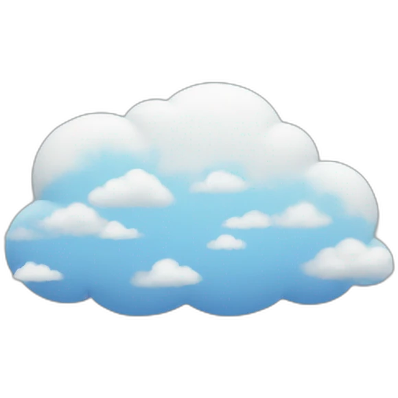 cloud emoji