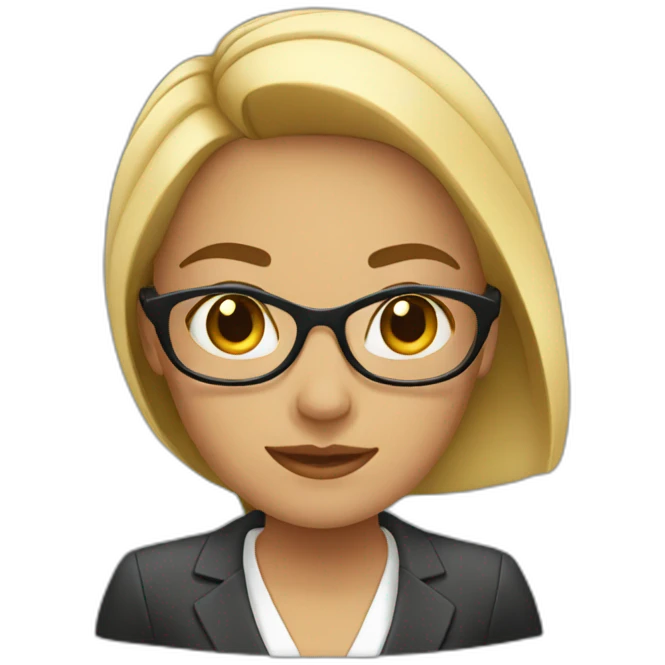 Business woman emoji