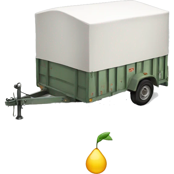 Cargo trailer  emoji