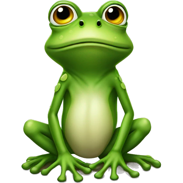 apologetic frog emoji