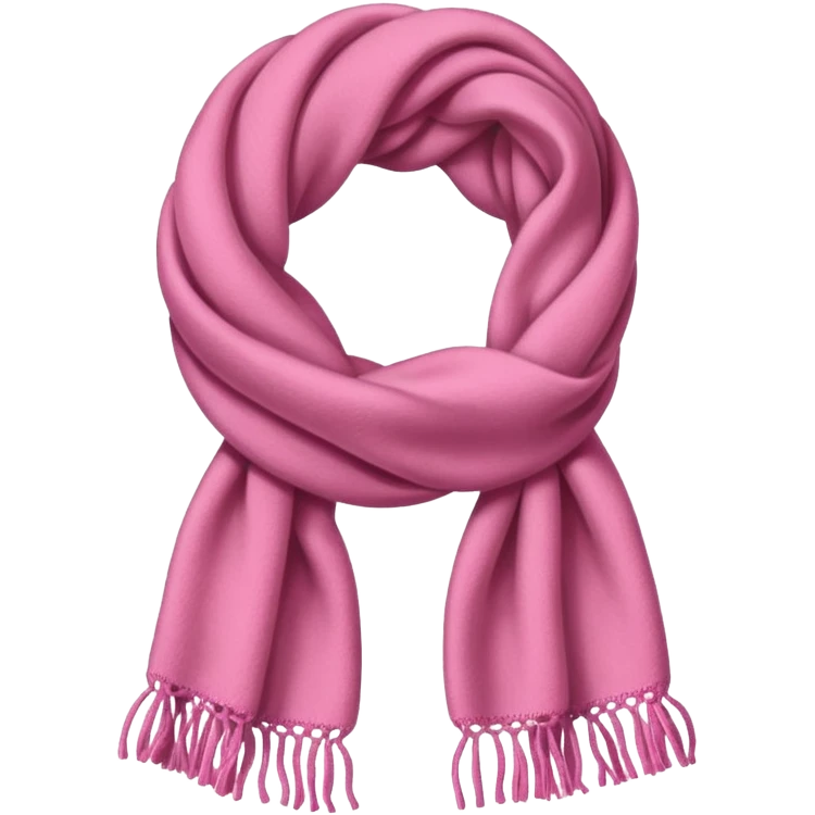 pink scarf emoji