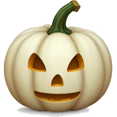 white pumpkin emoji