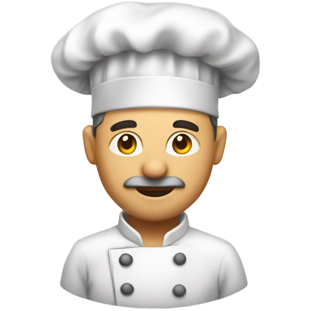 Blad man chef emoji