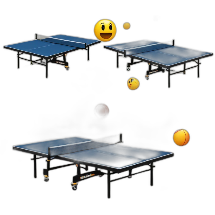 neural network table tennis emoji