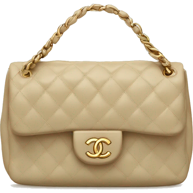Chanel bag beige  emoji