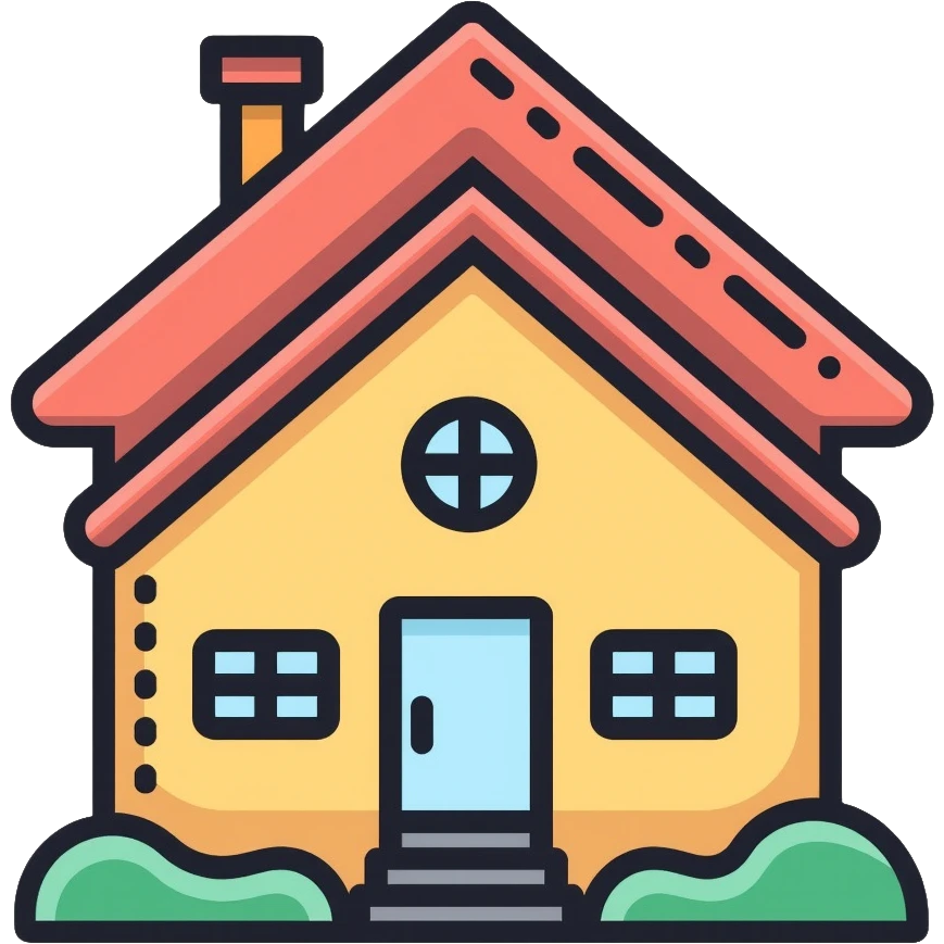 small house building emoji