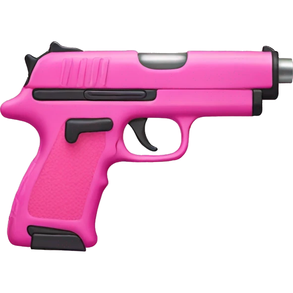 Pink gun emoji