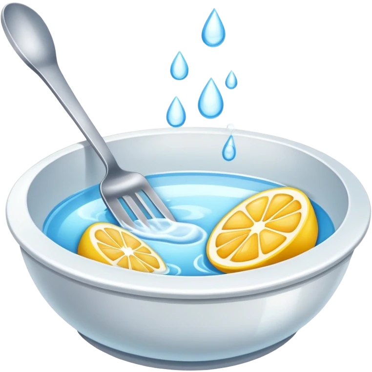 Un lavaplatos, limpio y reluciente donde se vea que las cucharas, los vasos y los platos están totalmente limpios emoji