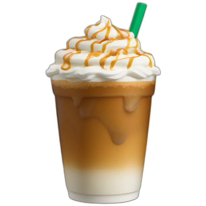 starbuck caramel frappuchino emoji