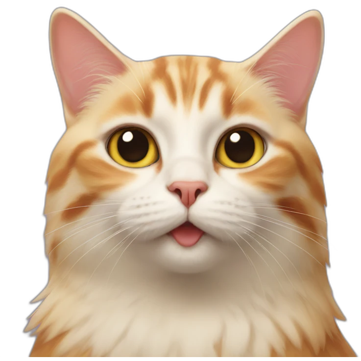 Cat chicken emoji