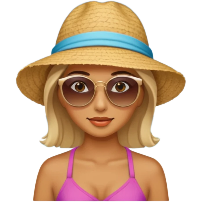 beach woman emoji