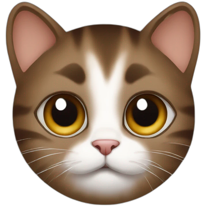 Eyes Brown voy Hug siamés cat emoji
