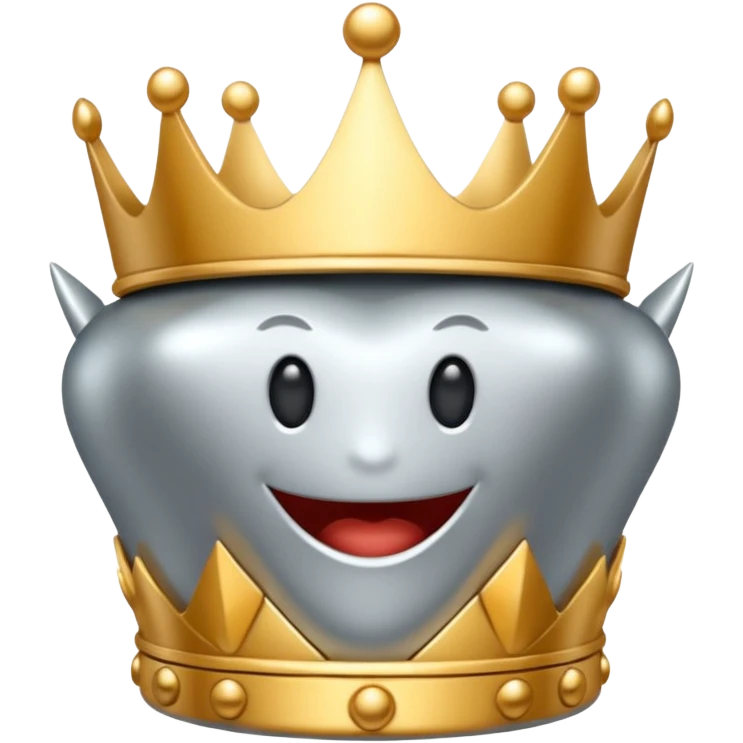 site settings icon for navigation, 6 tooth crown emoji