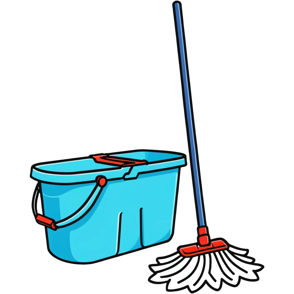 mop and bucket emoji