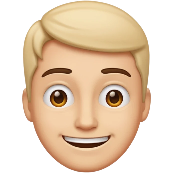 Sarcastic smile normal emoji ￼￼ emoji