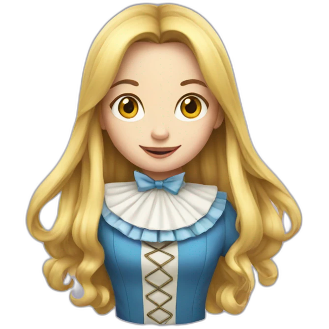 Alice in wonderland emoji emoji
