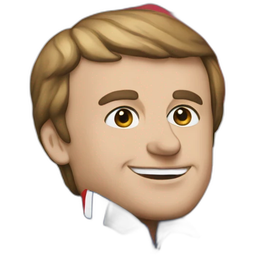 face-of-macron-on-a-flag emoji