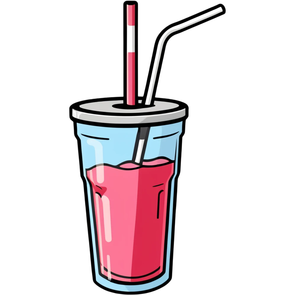soda straws emoji