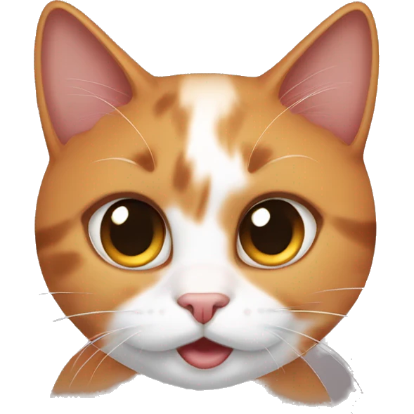 calico cat rolling her eyes emoji