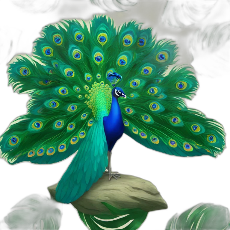 Peacock emoji
