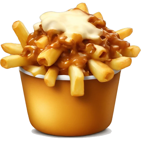 Poutine qui mange poutine emoji