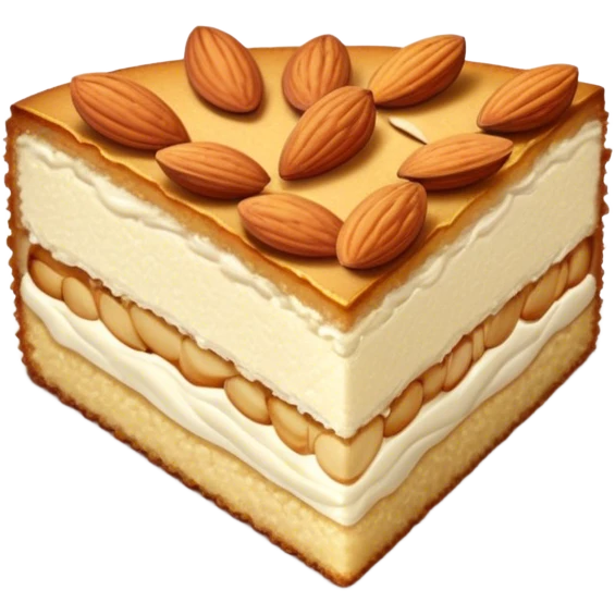 Almond crust cake emoji