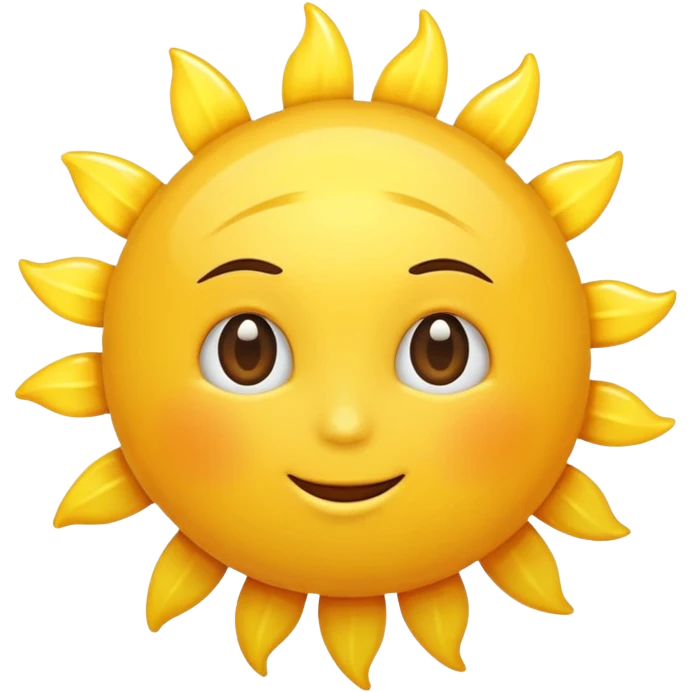 Sun emoji