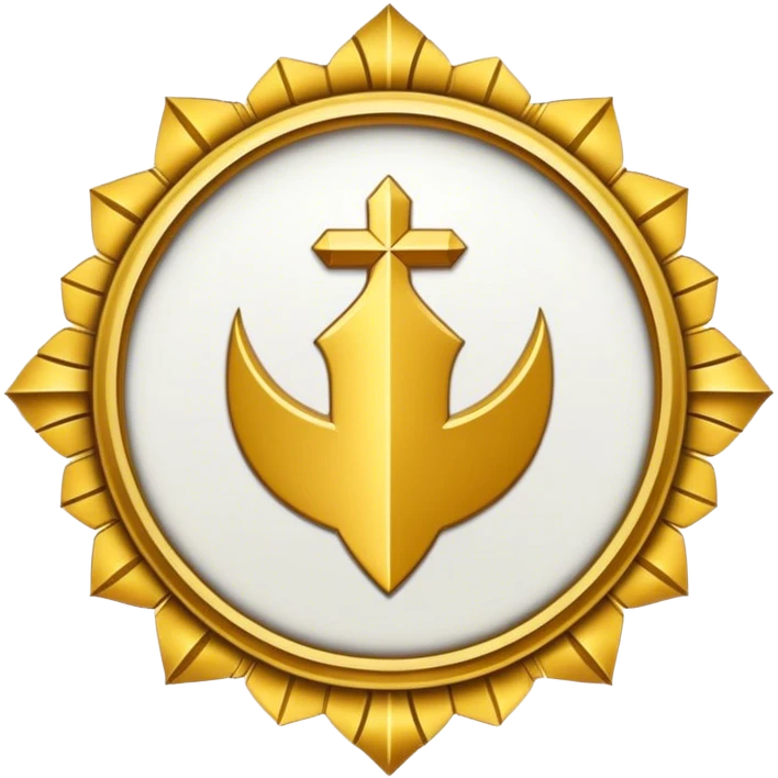 sanctify emblem white emoji