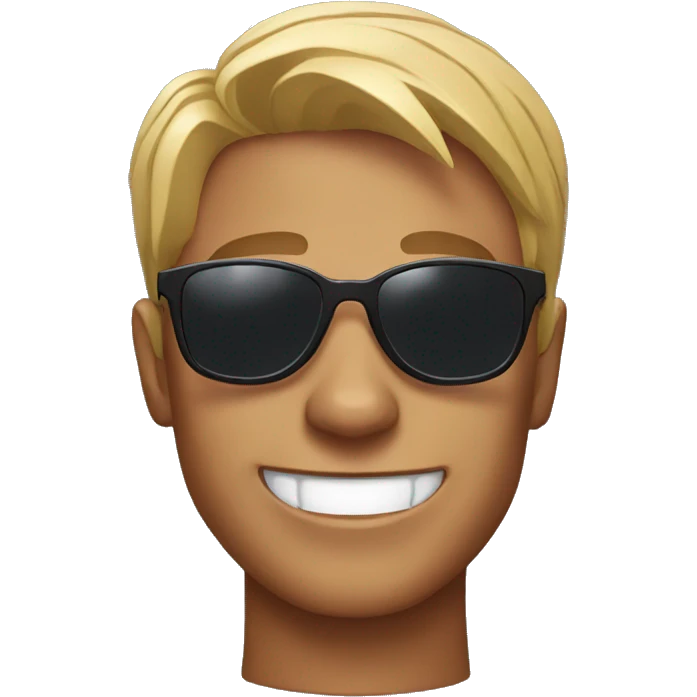 Spiderman wearing sunglasses emoji