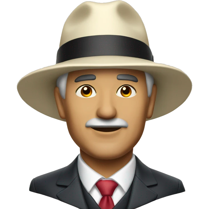 Ricardo Salinas de Gortari with a hat emoji