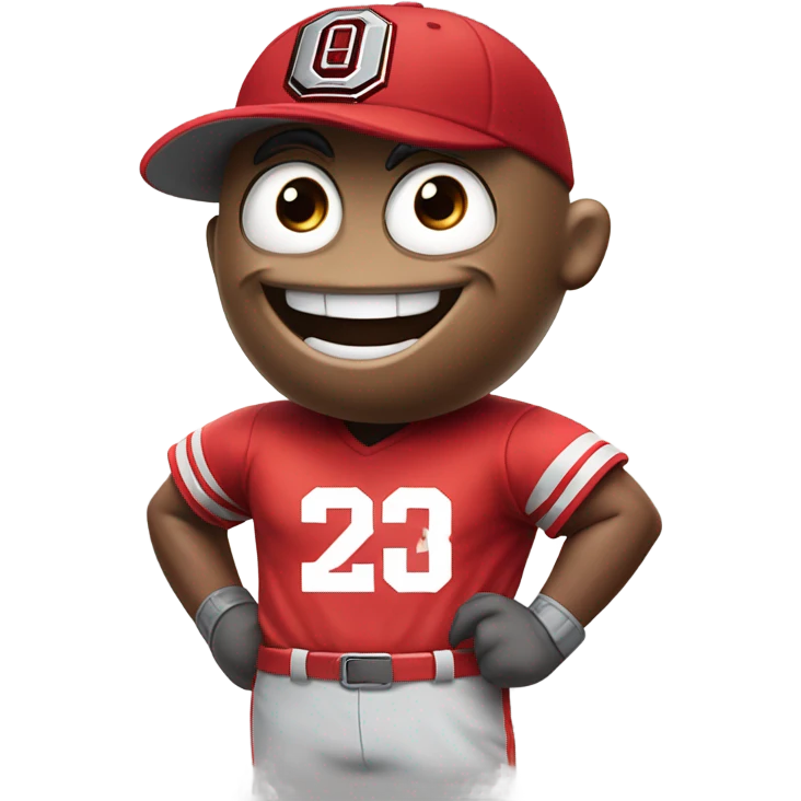Brutus buckeye mascot emoji