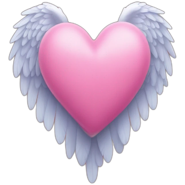 Corazón con alas  emoji