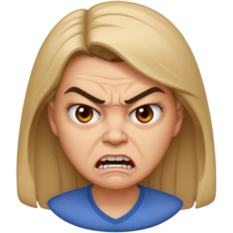very angry woman emoji