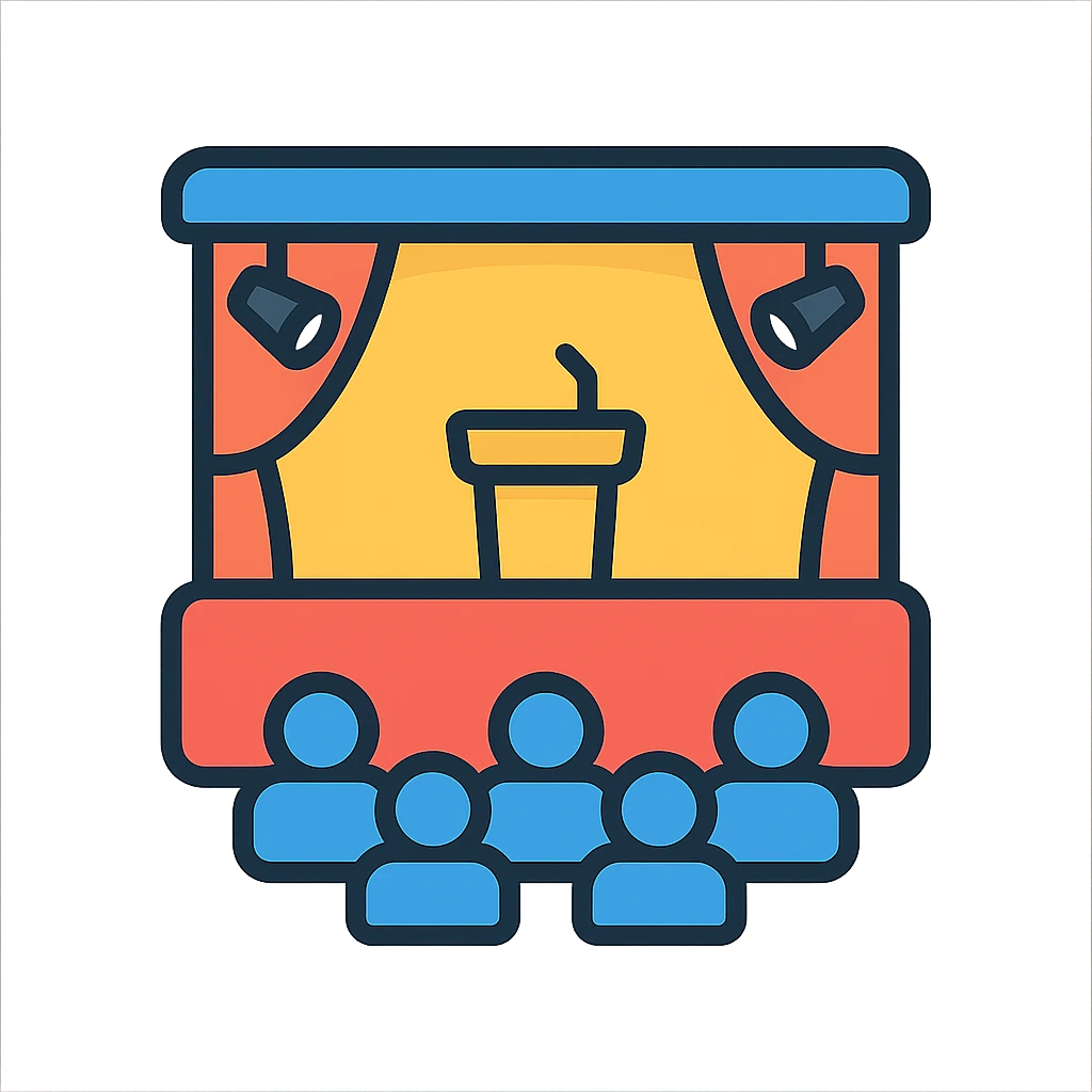 generic event place with a stage emoji