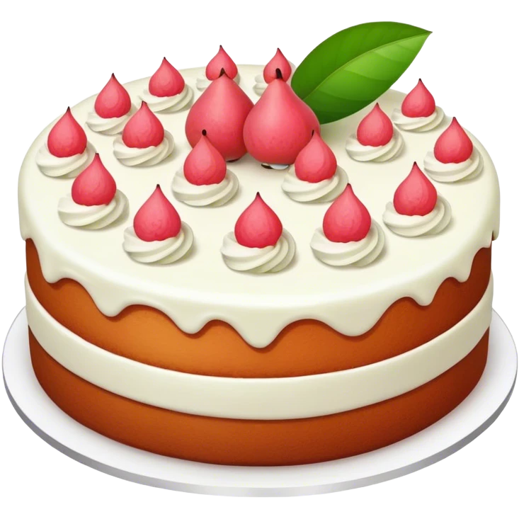 guava cake emoji