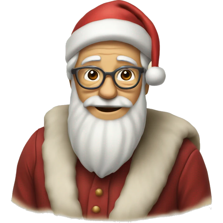 Père Noël original et mignon  emoji