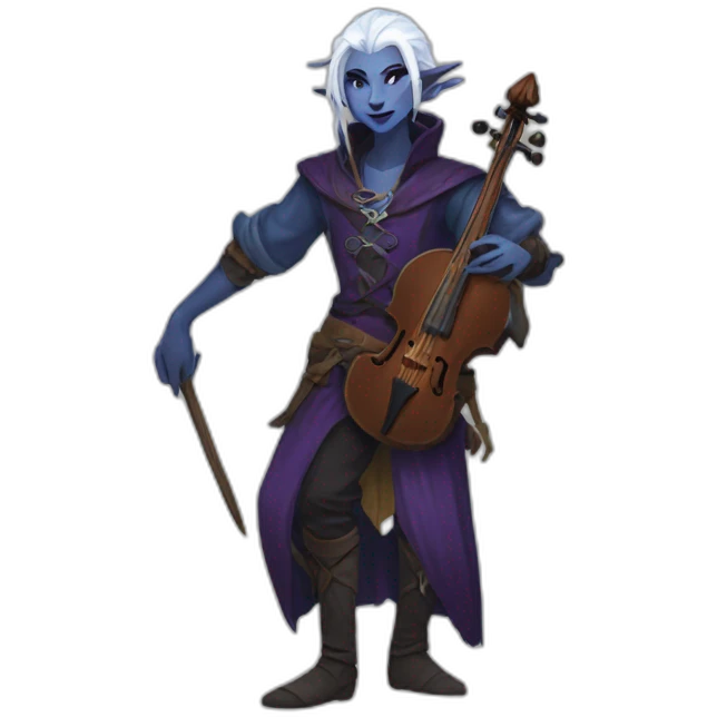 Drow bard dnd emoji