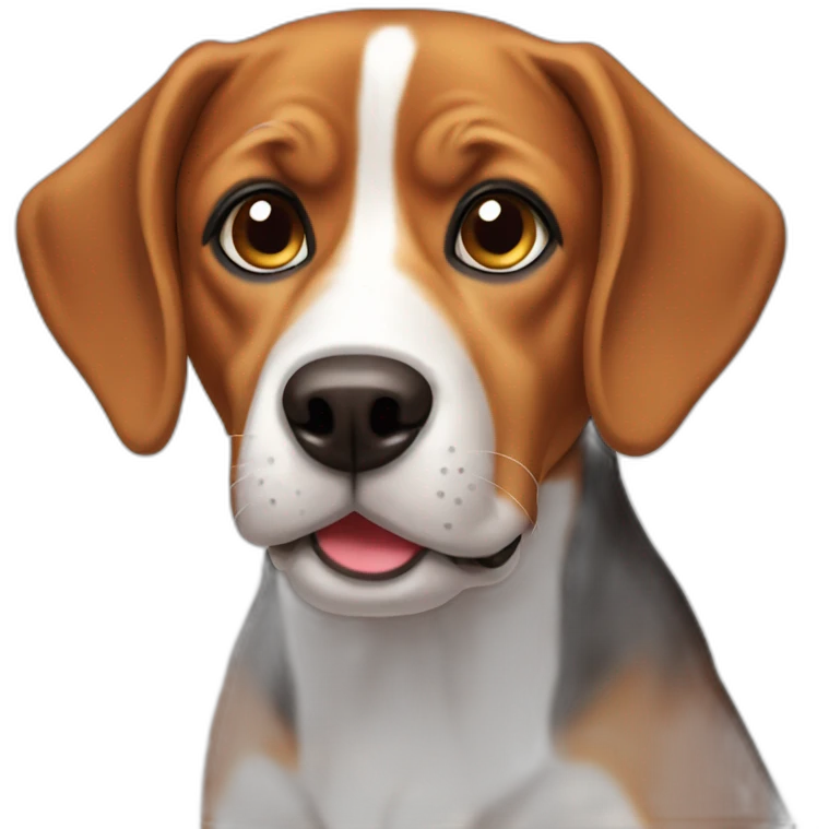 Brown Beagle emoji