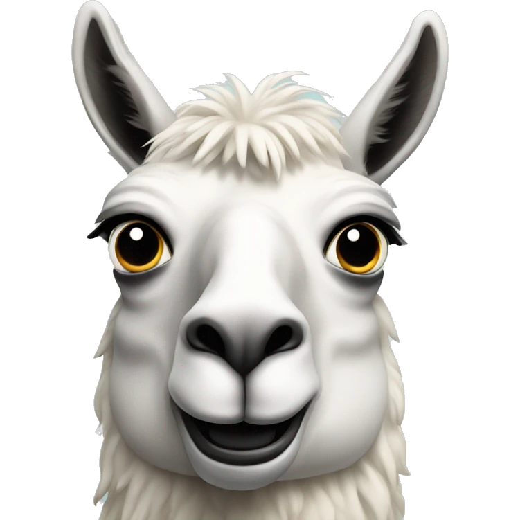 hallucinating llama emoji