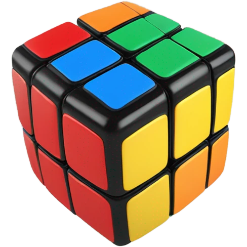 Rubik's cube emoji