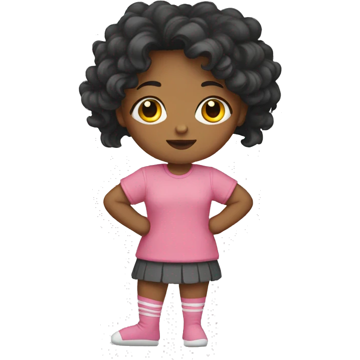girl wearing socks emoji