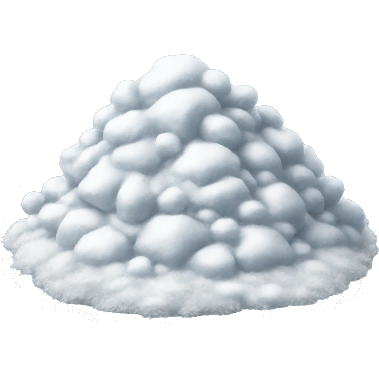 Snow pile emoji