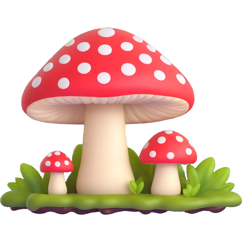 glowing mushroom emoji